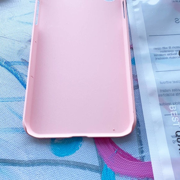 iPhone 6s Plus Case Black Hearts Plastic Cover NEW - Picture 5 of 5